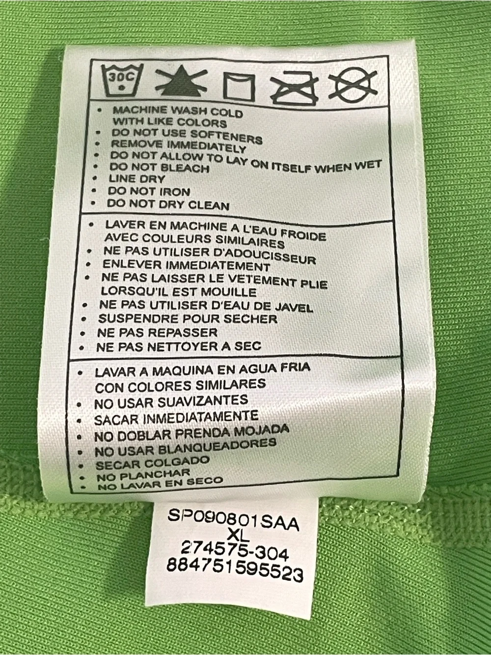 Nike Dri-Fit Women’s Green V-Neck Racerback Athletic Tank Top Size XL